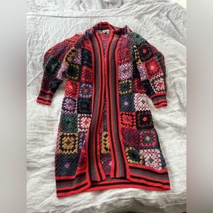 Farm Rio: Granny Square Long Cardigan